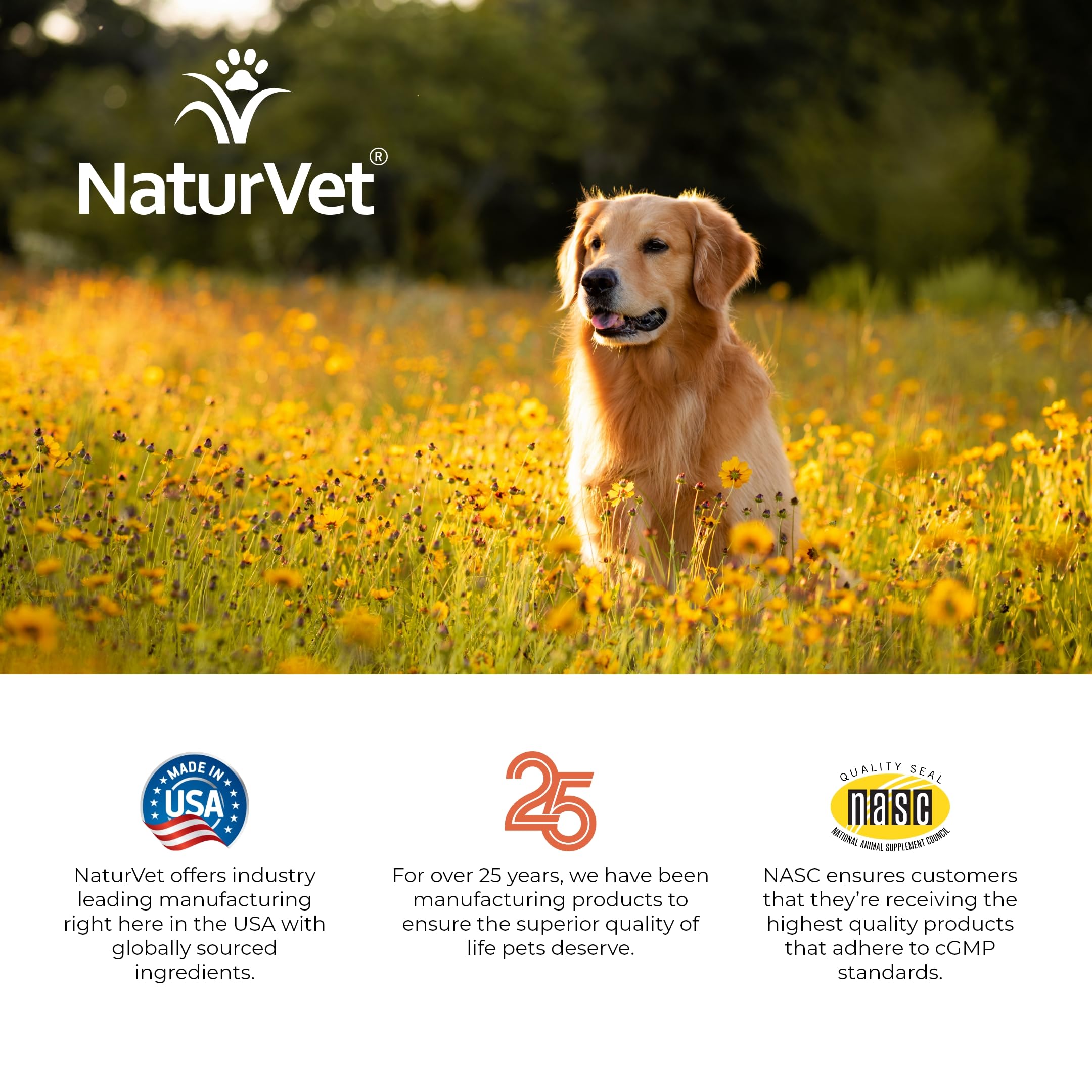 NaturVet Aller-911 uso diario, complemento vitamínico para el cuidado general.