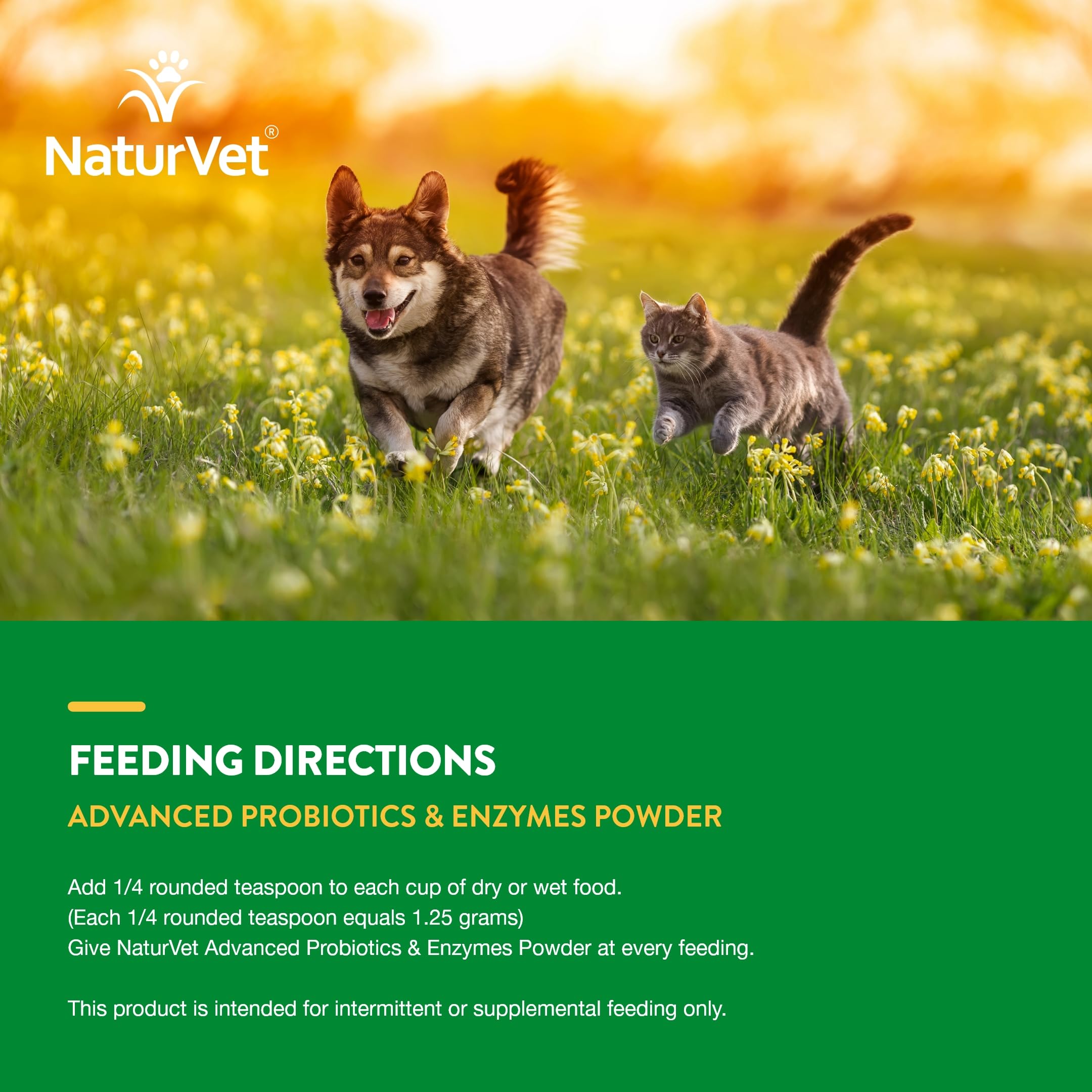 NaturVet para estres digestivo en perros y gatos, equilibrio estomacal.