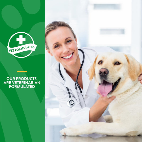 Fórmula sabrosa de NaturVet para digestión en perros y gatos.