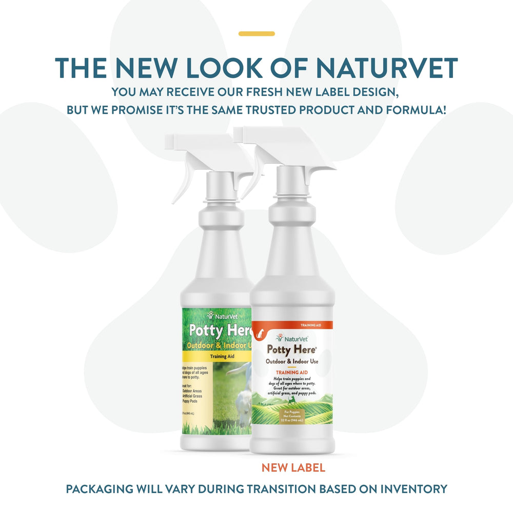 NaturVet aroma atrayente facilita el entrenamiento de orinar.