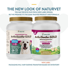 NaturVet ArthriSoothe-Gold tabletas masticables: sabor agradable para facilitar la ingesta.