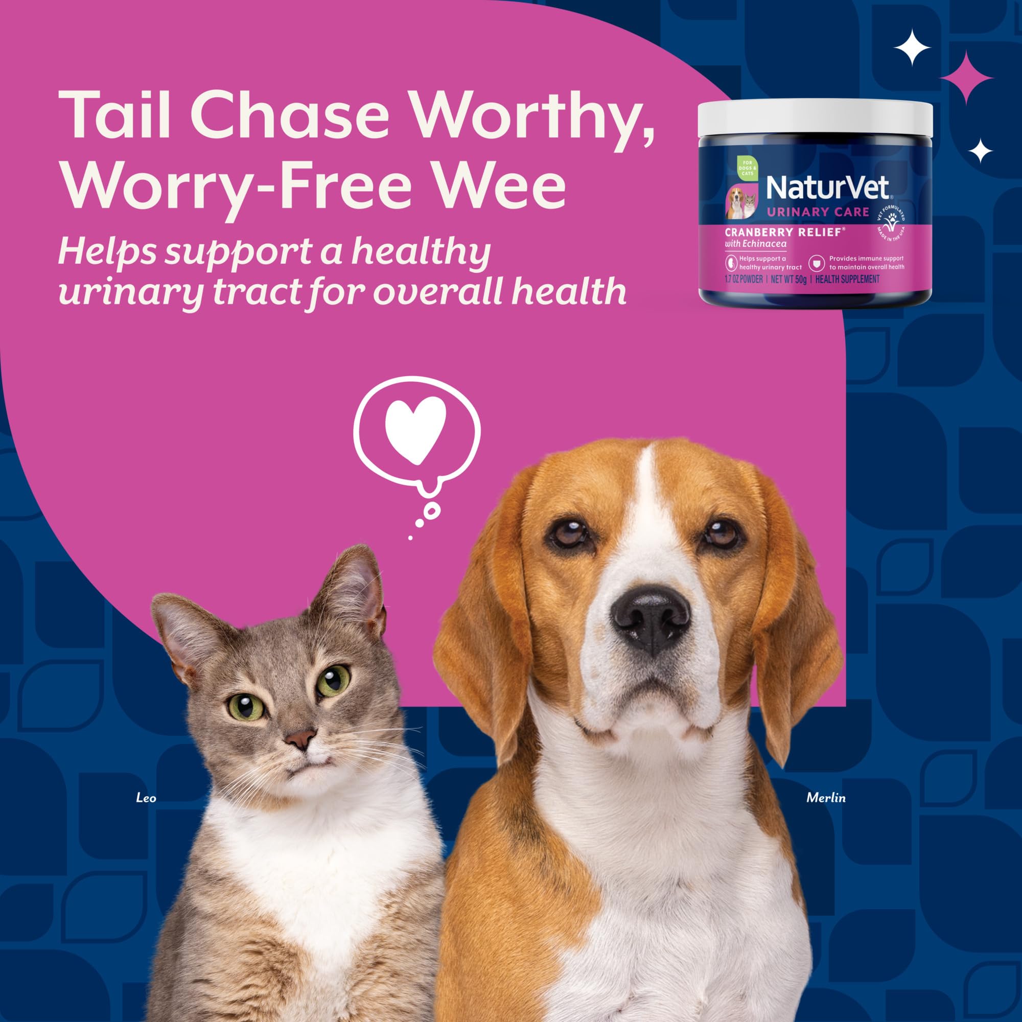 NaturVet Cranberry Relief Plus Echinacea: cucharita de dosis para incorporar en la dieta diaria.