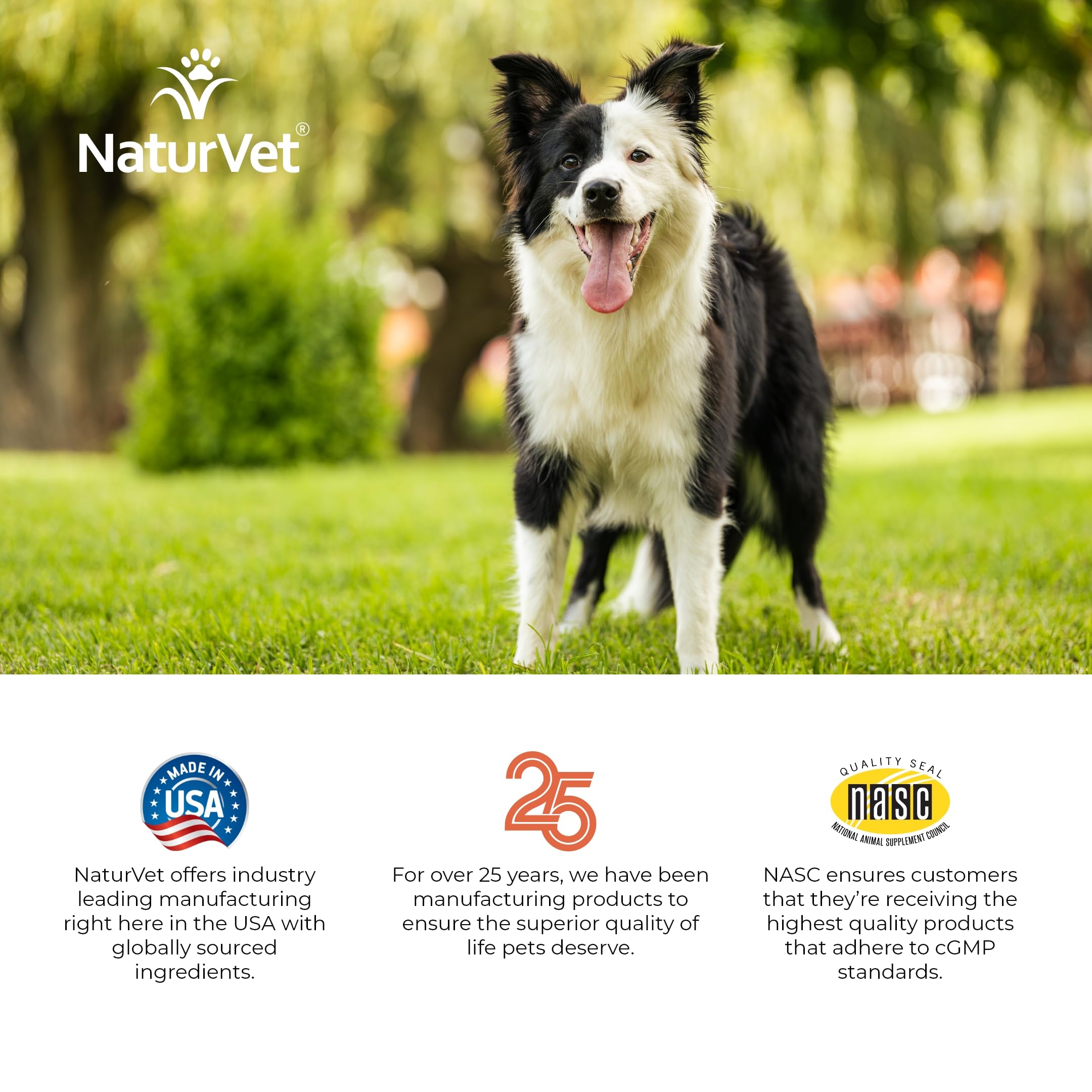 Presentación de 90 unidades NaturVet, suministro práctico para padres de mascotas.