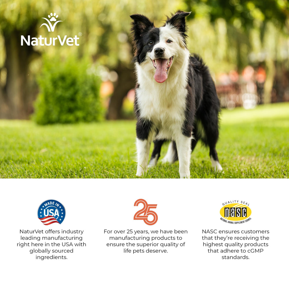 Presentación de 90 unidades NaturVet, suministro práctico para padres de mascotas.