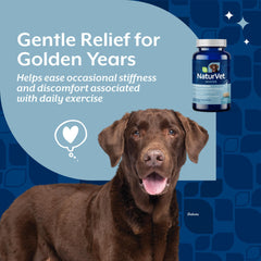 NaturVet empaque de 60 tabletas para perros senior
