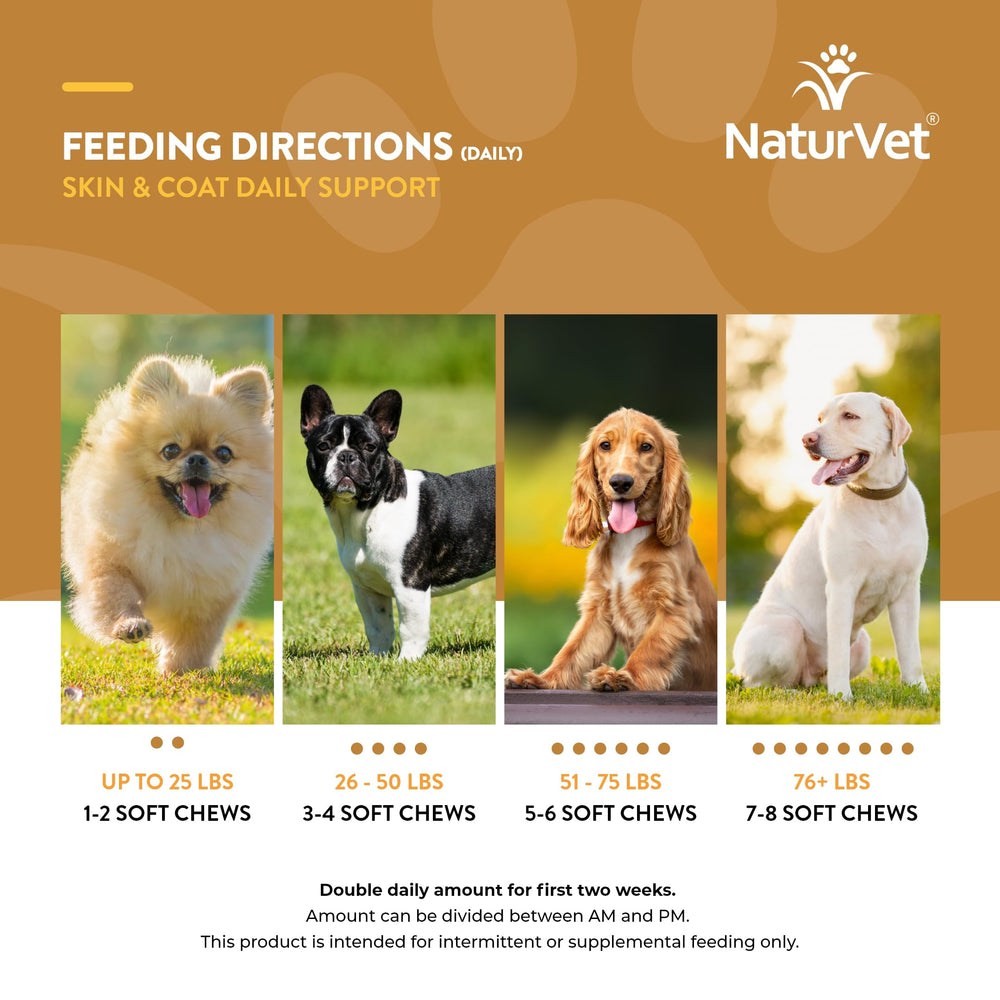 NaturVet envase de 70 dosis para uso diario.