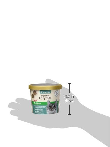 NaturVet gomitas suaves para gatos, mejor absorción de nutrientes tras cada comida.