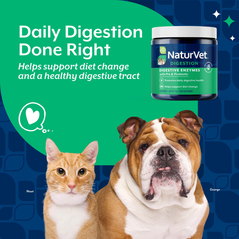 NaturVet enzimas digestivas para perros durante cambios de dieta