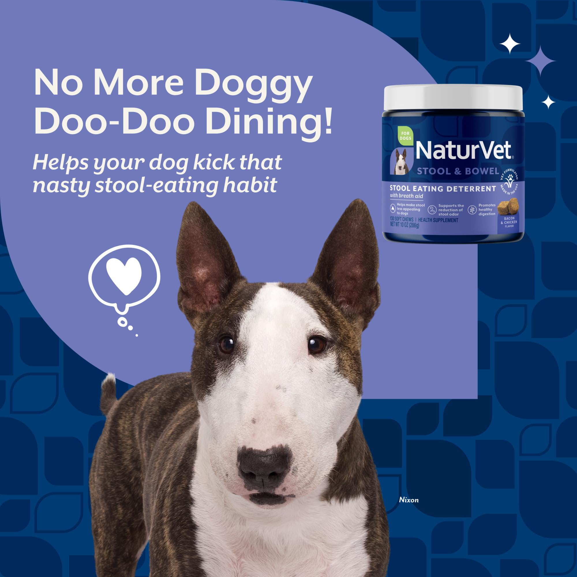 NaturVet enzimas y probióticos apoyan la digestión y equilibrio intestinal.