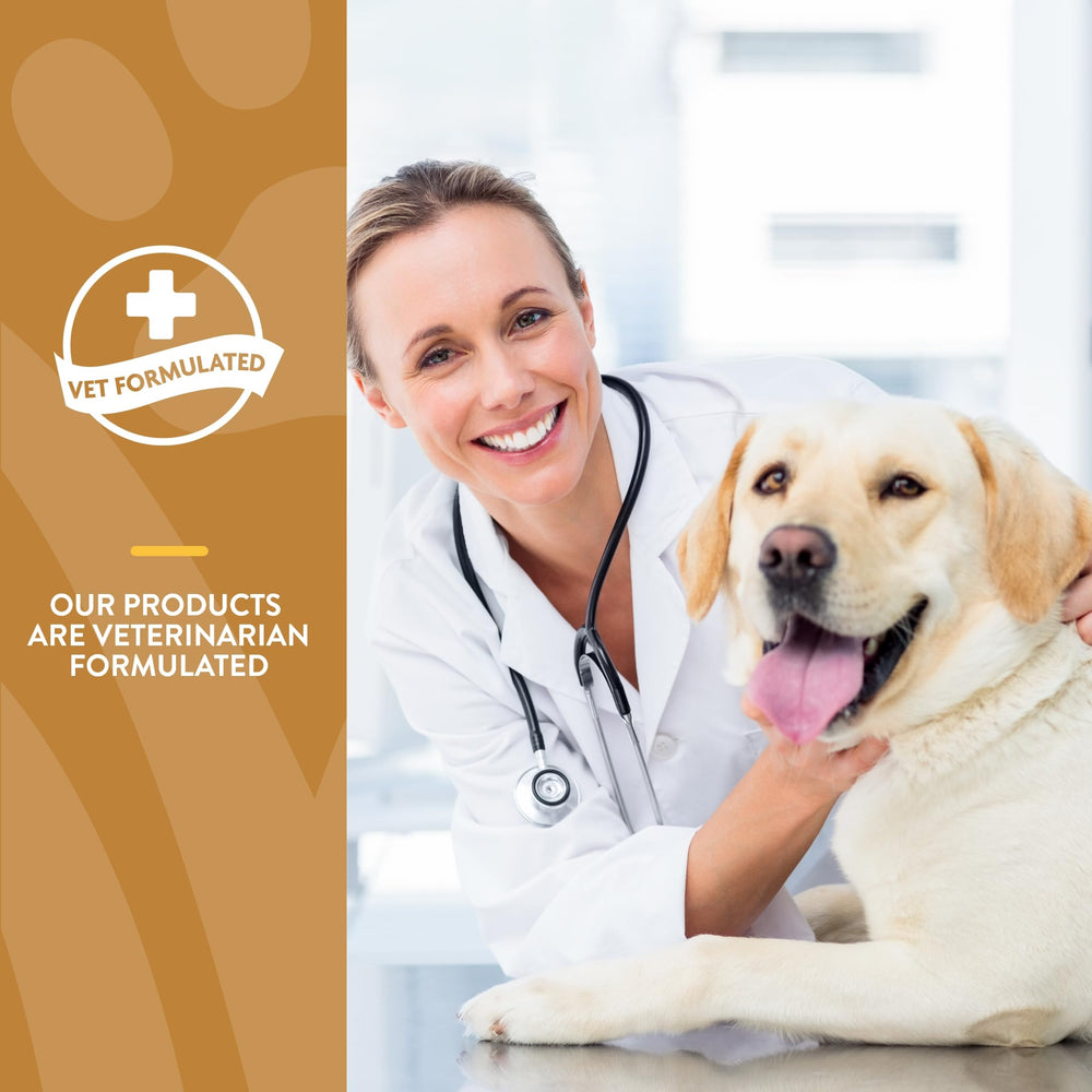 NaturVet formulado por veterinarios en Estados Unidos.
