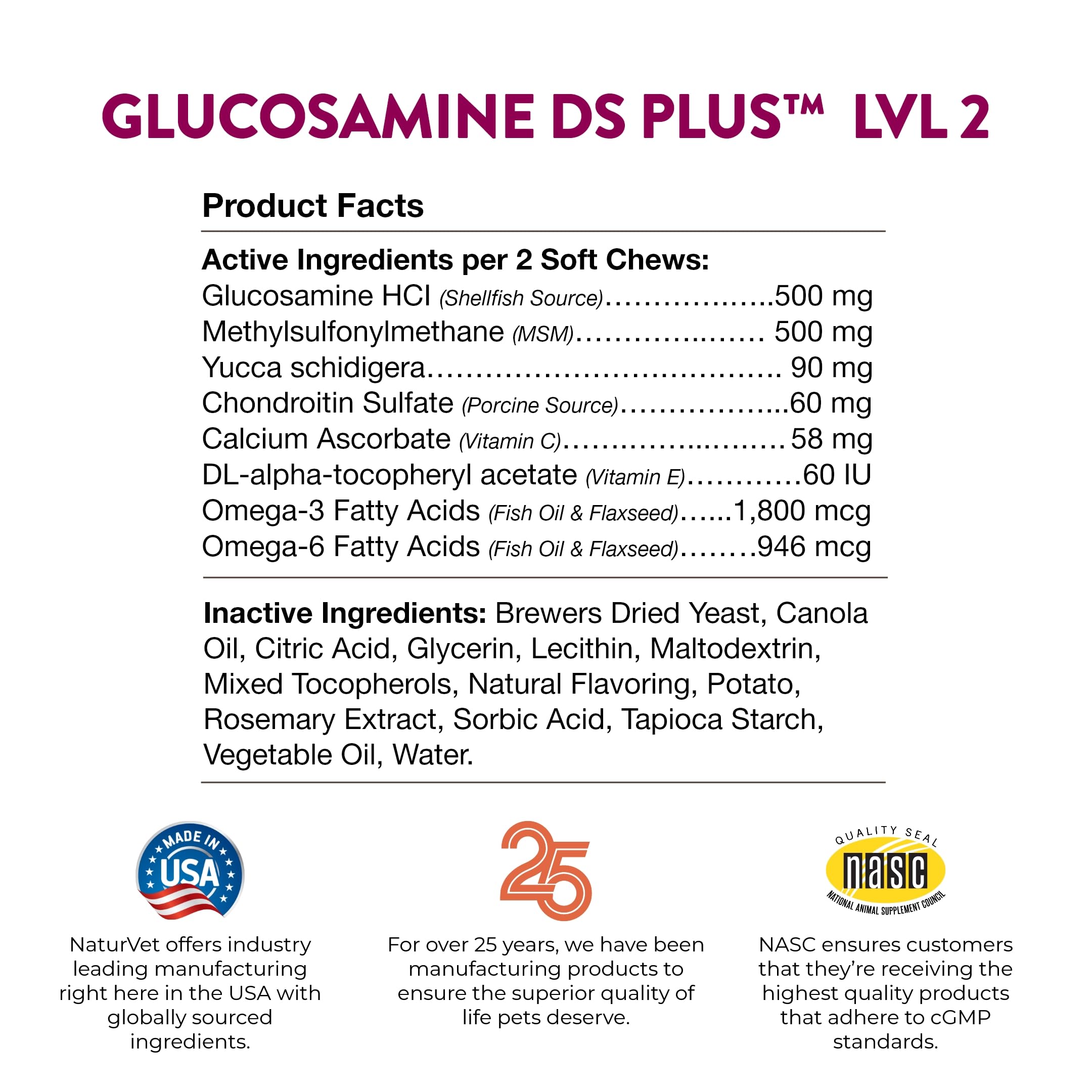 NaturVet Glucosamina DS Plus: mascota disfrutando las gomitas suaves.