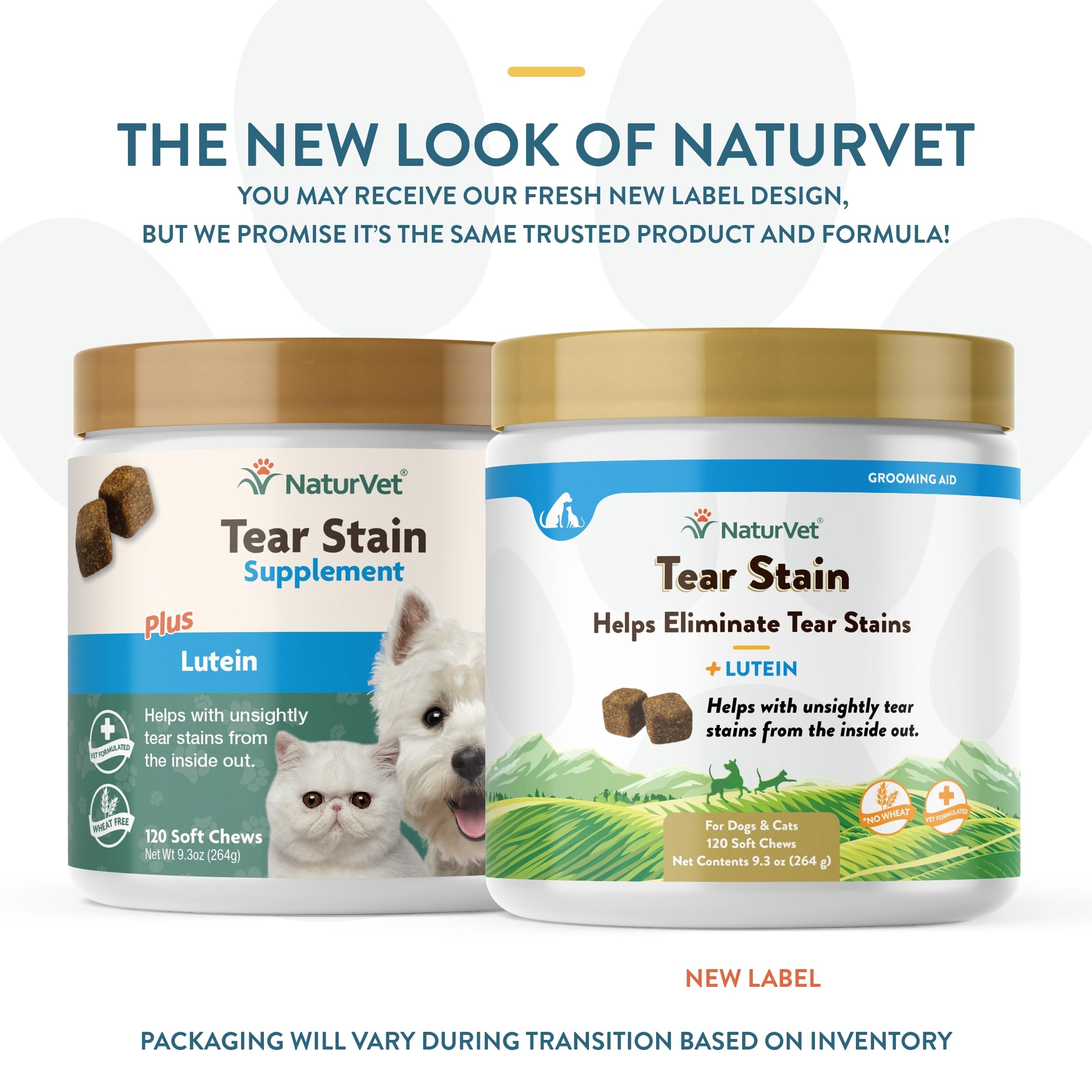 Gomitas masticables NaturVet Luteína para perros y gatos