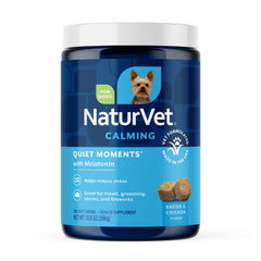 NaturVet Momentos Tranquilos: lata para perro, ayuda a calmar durante tormentas.