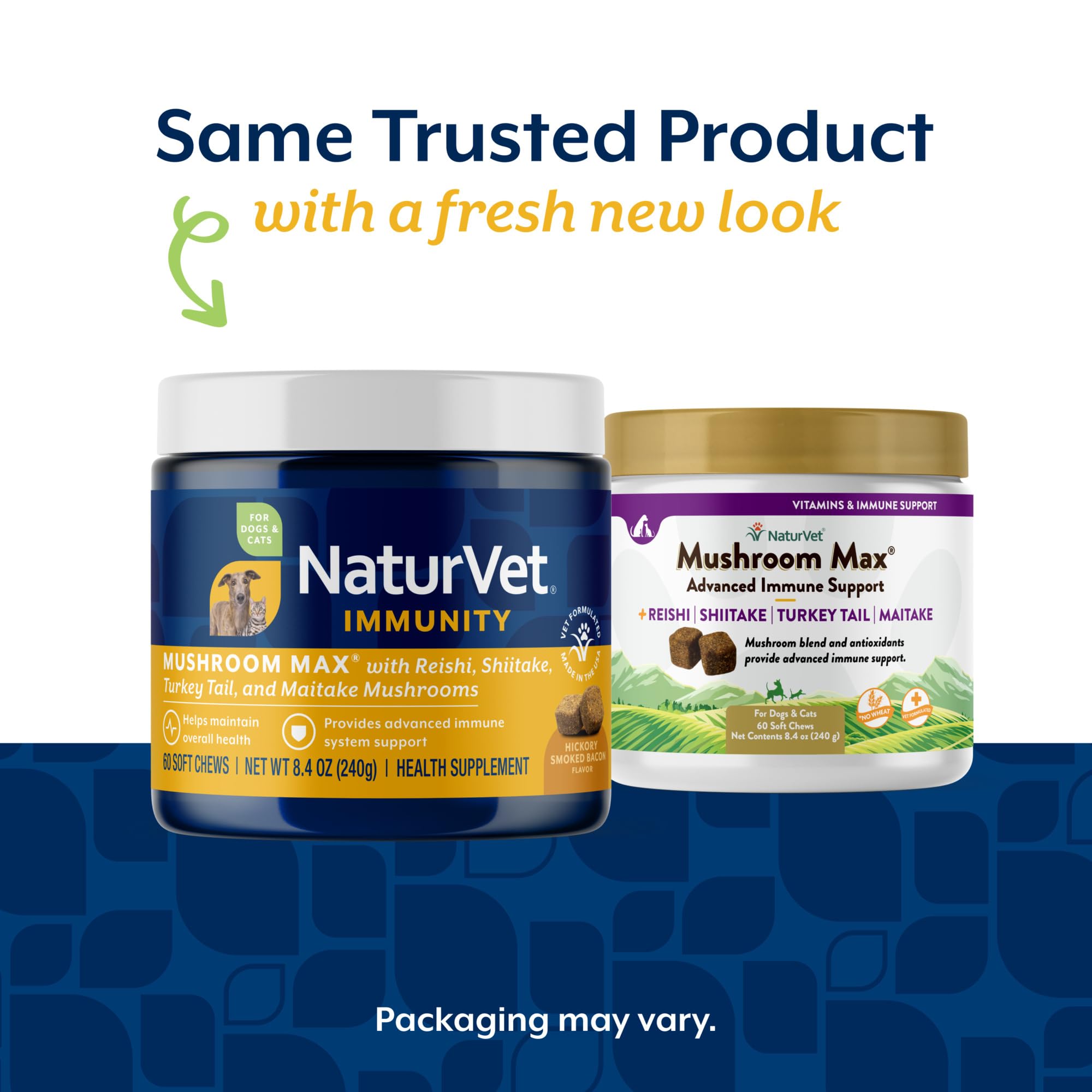 NaturVet Mushroom Max presenta shiitake y reishi para apoyo antioxidante.