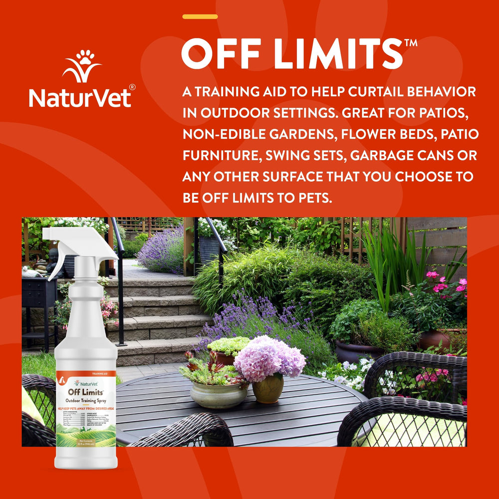 NaturVet Off Limits: aerosol herbal para reducir mordiscos de mascotas