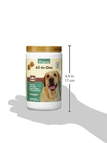 NaturVet piel y pelaje: bocado suave para brillo y salud