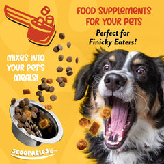 NaturVet Scoopables comprimidos masticables para perros, fácil administración