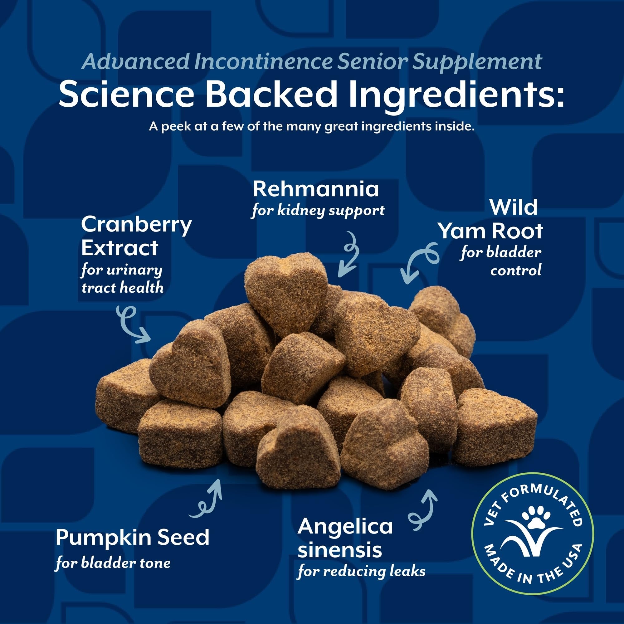 NaturVet Senior Formato Gomitas Suaves: fácil administración