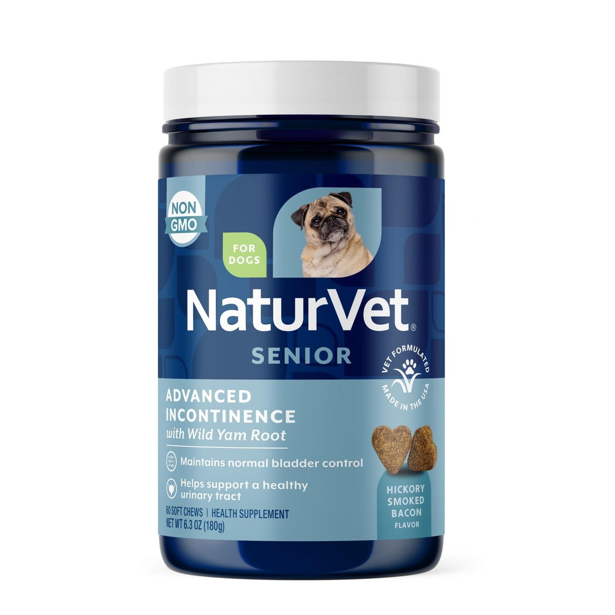 NaturVet Senior Incontinencia Perro Gomitas: apoyo al control de la vejiga