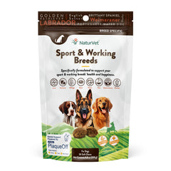 NaturVet Sport Breed: articulaciones y cartílago, posible apoyo a la movilidad diaria.
