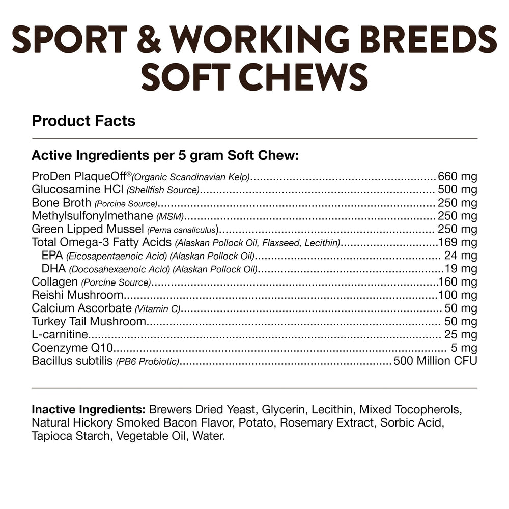 NaturVet Sport Breed: corazón y circulación gracias a grasas saludables y CoQ10.