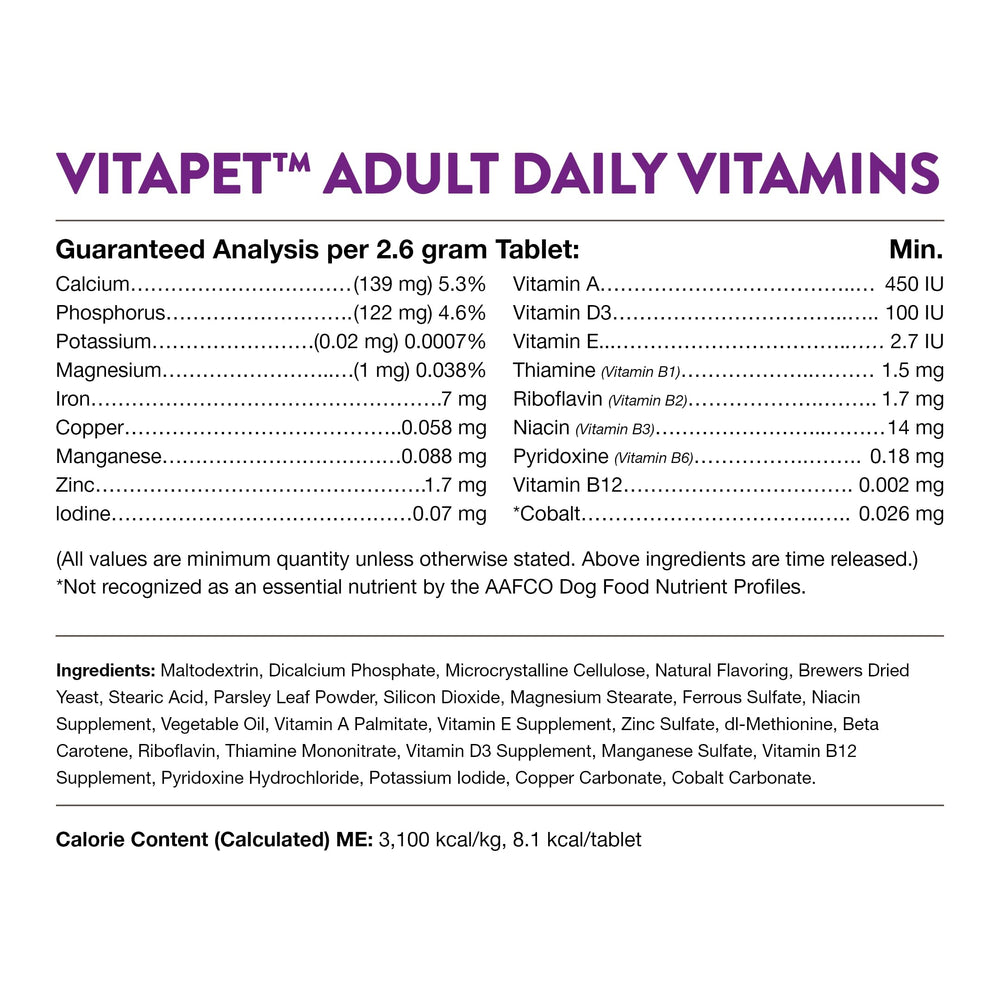 NaturVet VitaPet dosis diaria fácil de administrar.