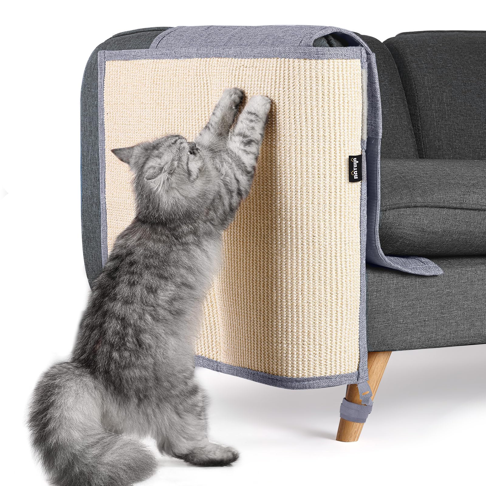 NATUYA protector-sofa-sisal: protege el tejido del sofá frente a arañazos de gatos.