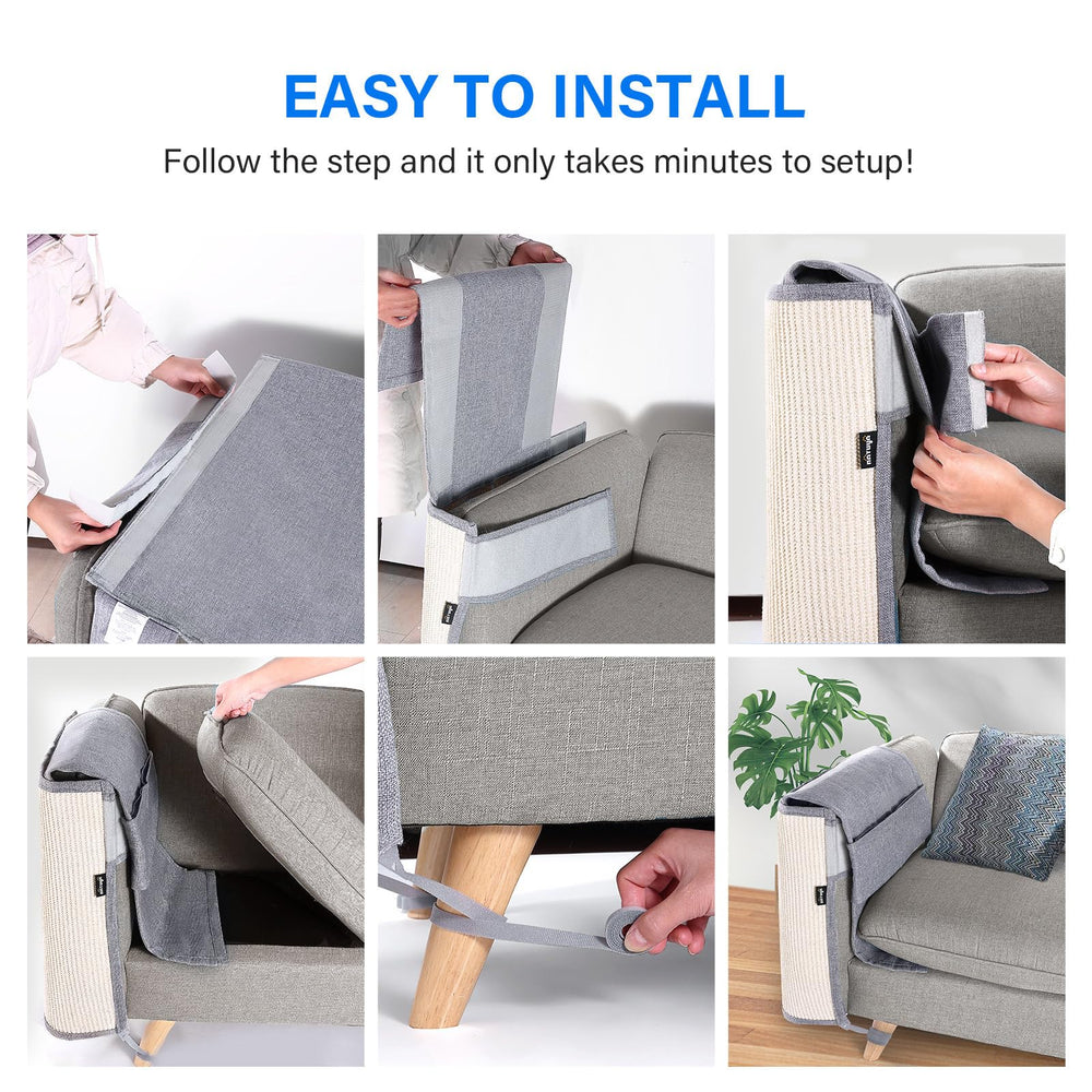 NATUYA tapete proteccion muebles gris claro: superficie gruesa que resiste arañazos.