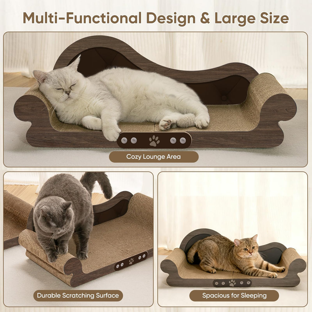 NATUYA Cama Rascador Gatos: ideal para interior y zonas de descanso.