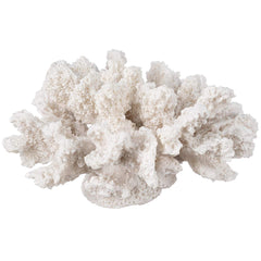 Nautical Crush Trading coral blanco decorativo de resina para centros de mesa.
