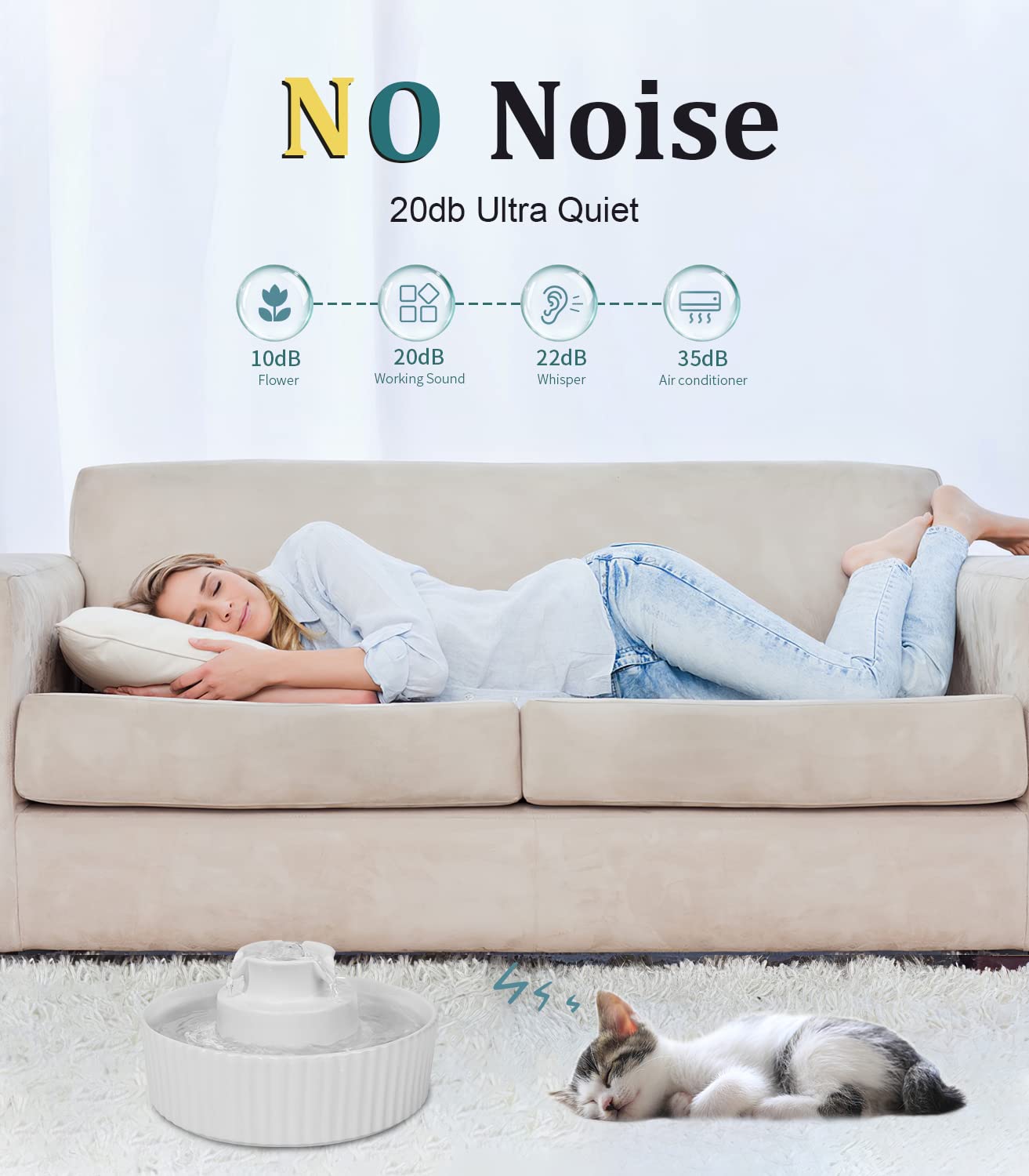 NautyPaws espuma filtrante para evitar desechos y proteger la bomba