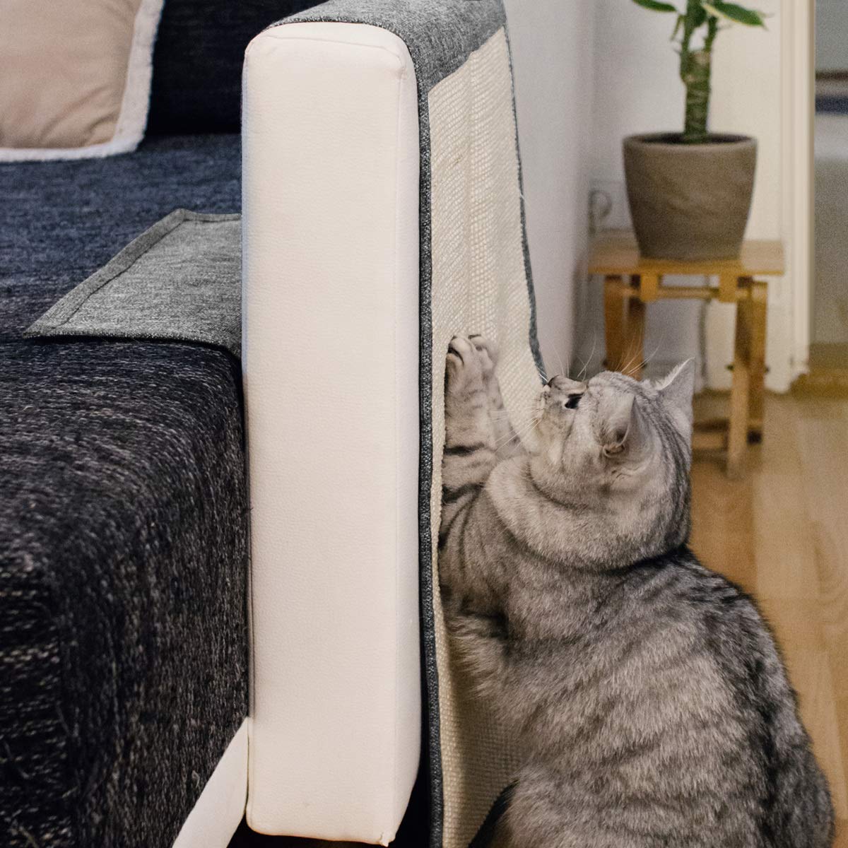 Navaris cuidado de garras en sisal ofrece superficie natural para afilar garras