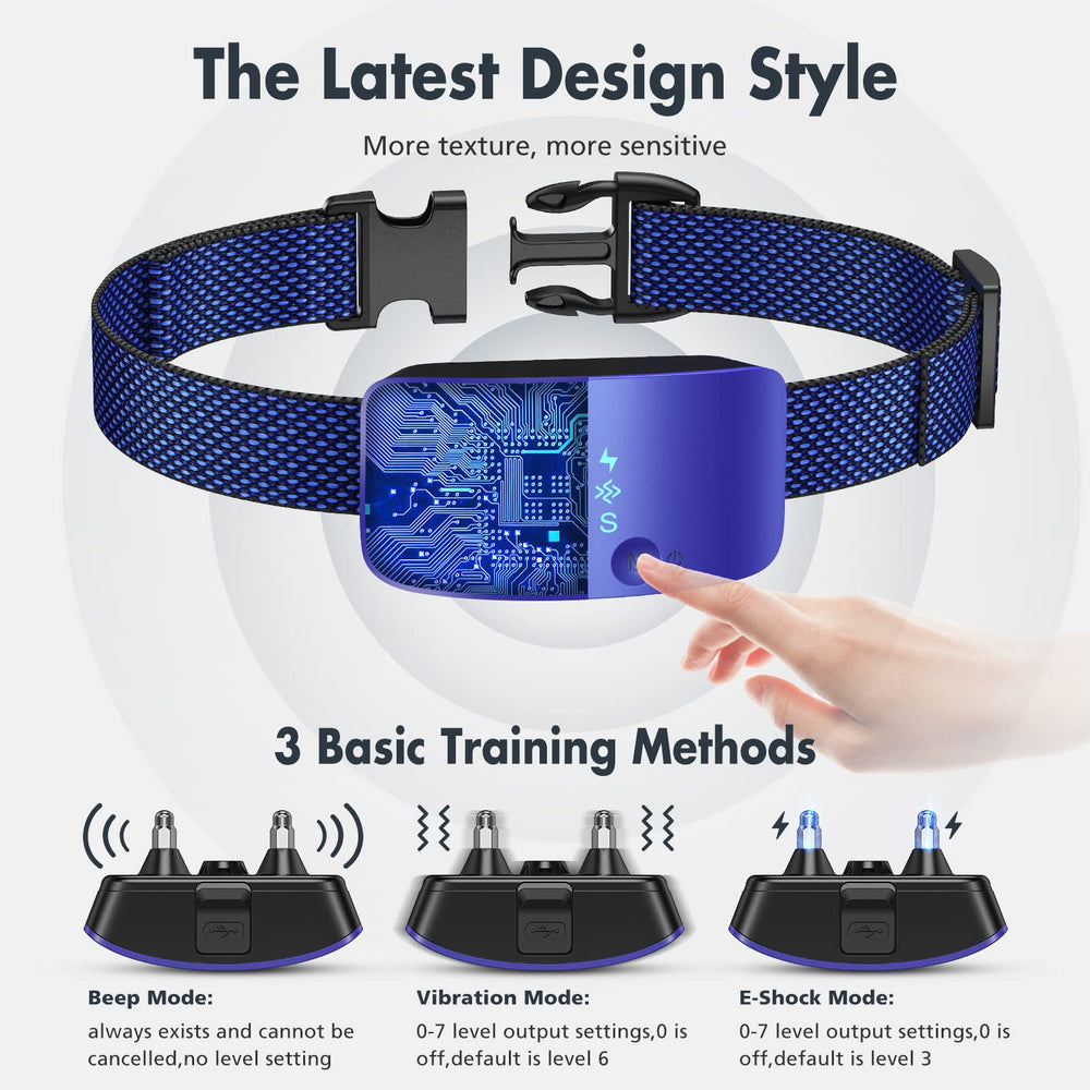 NBJU collar con 7 niveles de sensibilidad para ajuste personalizado
