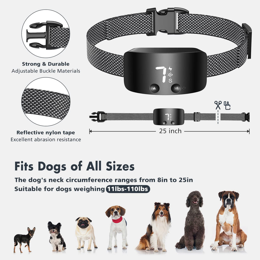 NBJU collar anti-ladridos para perros, modo vibración.