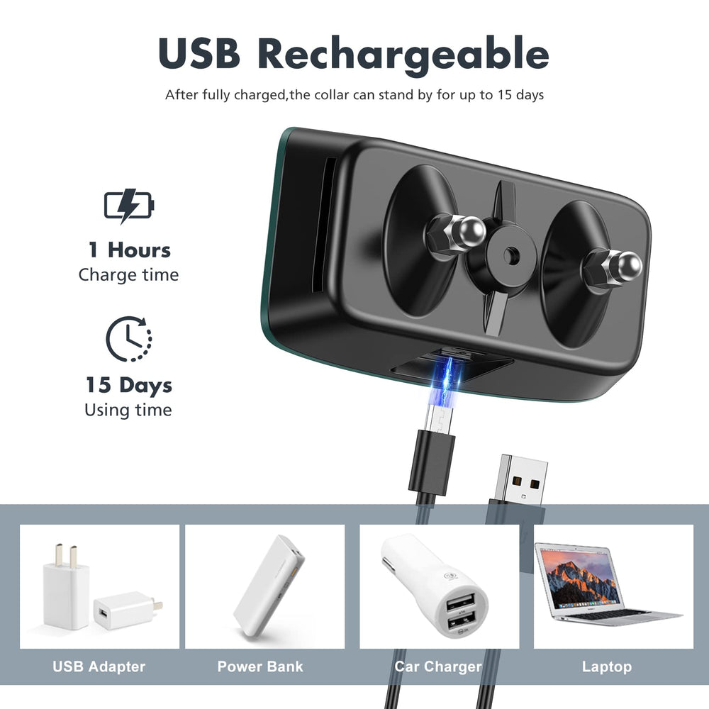 Ajuste seguro para cuellos de 20 a 63 cm, IP67.