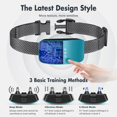 NBJU Bark Collar Teal, carga rápida para menos interrupciones de entrenamiento