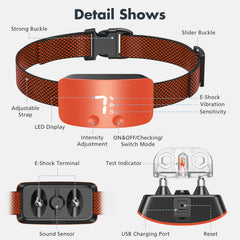 NBJU collar con sensor inteligente activa solo cuando ladra el perro