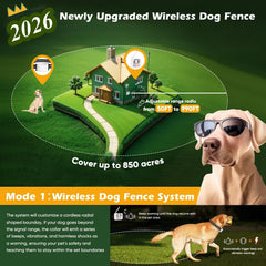 NBSUN control remoto para entrenamiento de perros con ajustes de intensidad.
