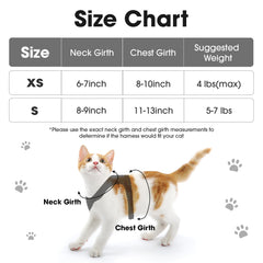 Arnés NCMAMA para gato con diseño detective famoso para paseos divertidos.