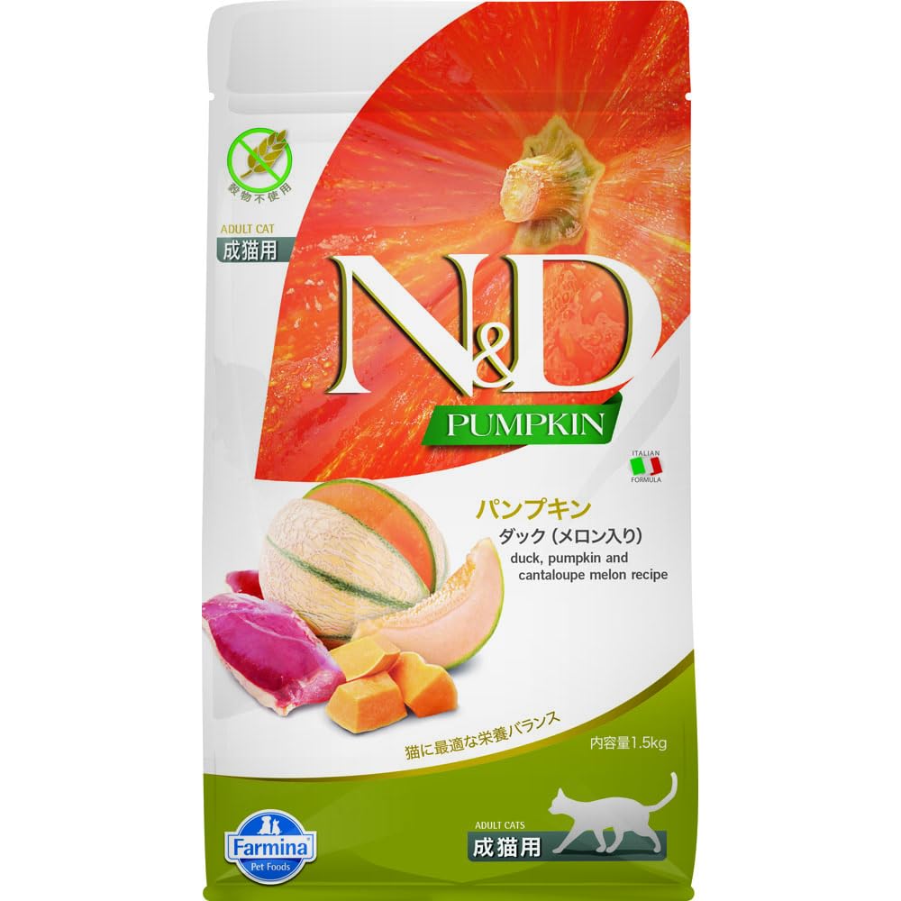 N&D pato y arenque: croquetas para gatos adultos, proteína premium para mantenimiento