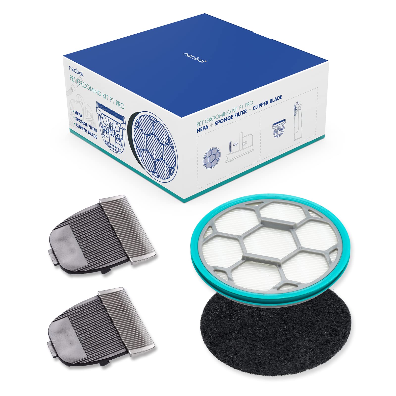 Neabot hoja de corte para P1 Pro, ideal para cuidado del pelaje en casa.