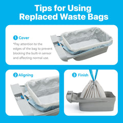 Bolsas de residuos Neakasa M1, tamaño 330x690 mm, para cambios limpios y rápidos.