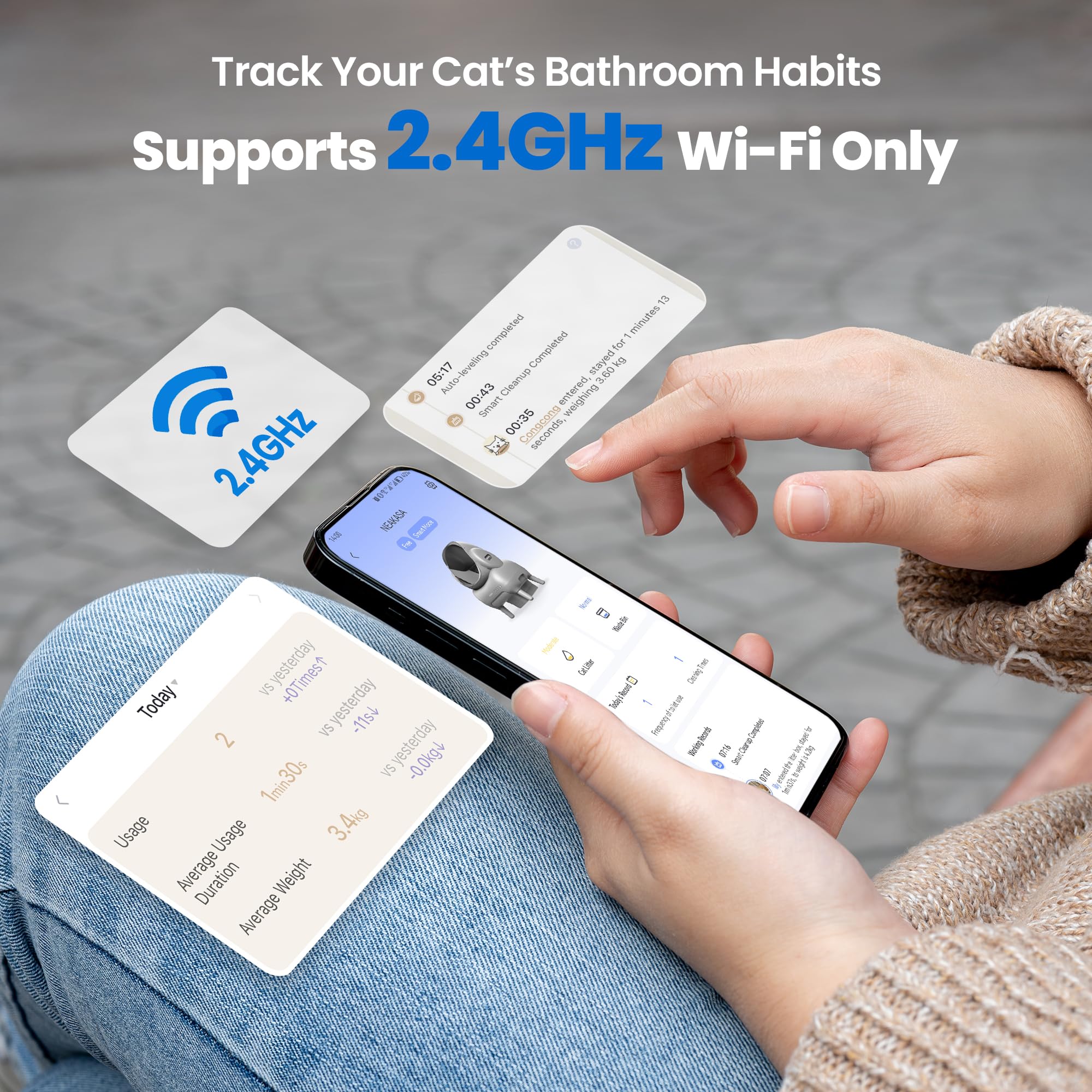 Neakasa M1 Plus, detección multi-gatos para hogares con varias mascotas