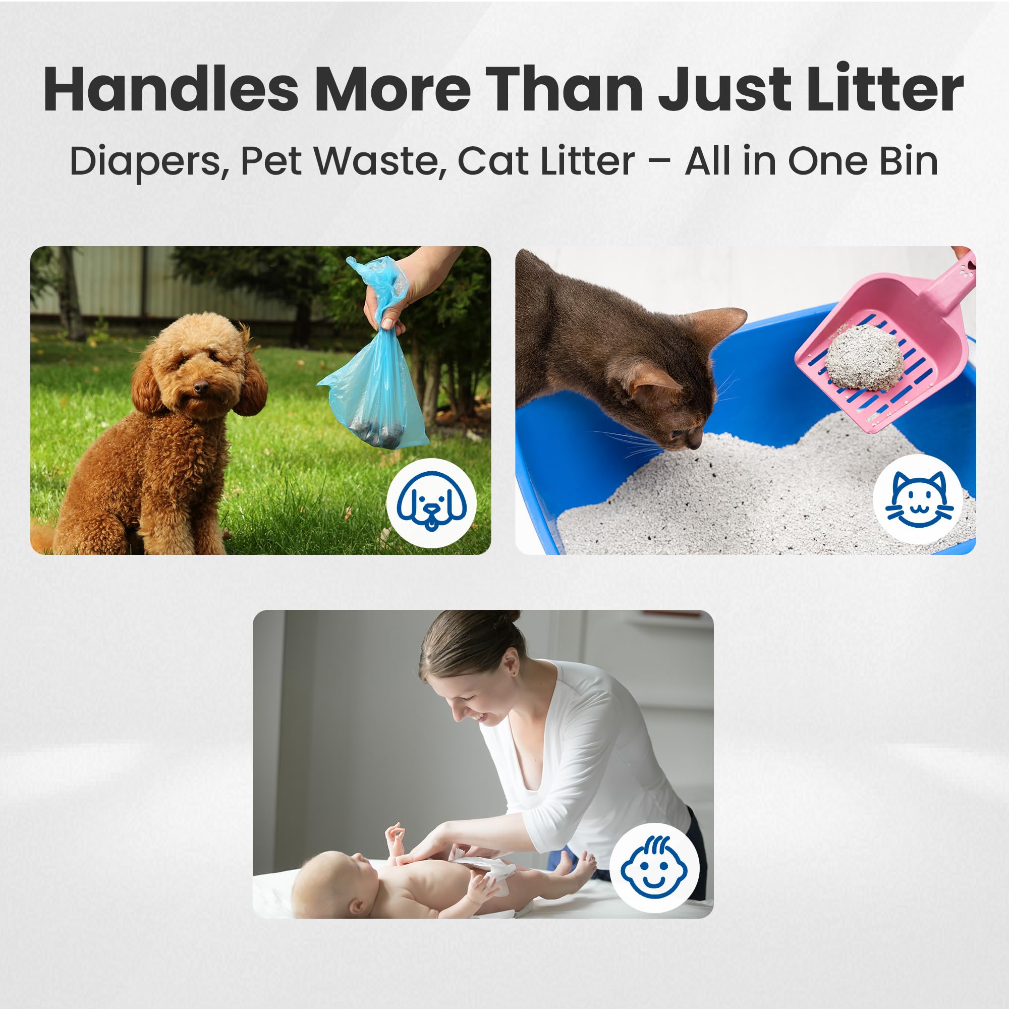 Neakasa PooGuard diseño fácil de limpiar y encajar en cualquier habitación