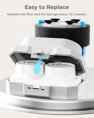 Neareal conjunto filtros 6 piezas para fuente de agua.