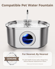 Neareal esponjas prefiltro para gatos, capturan pelos y partículas para agua más limpia.