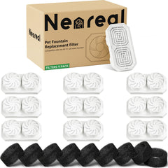 Neareal filtros 9-pack 108oz para fuente, mejora filtración y frescura del agua