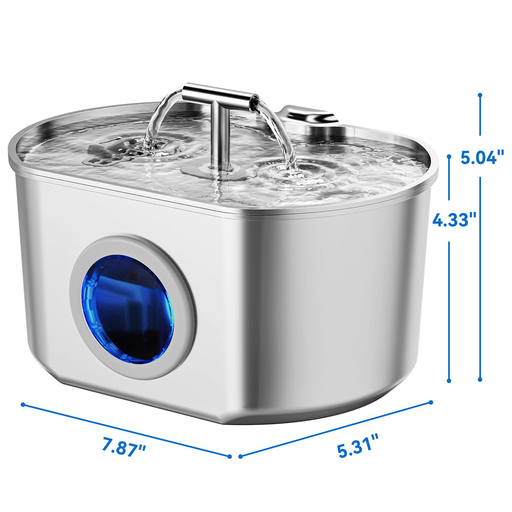 Neareal fuente de flujo continuo para mayor hidratación de tu gato.