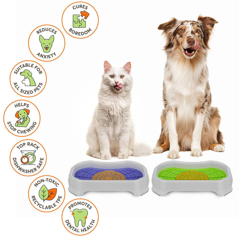 Neat-LIK uso diario para mascotas con alimentación lenta.