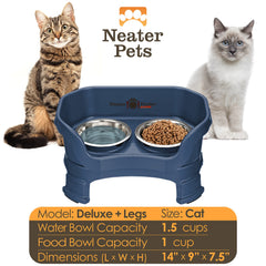 Cuencos de acero inoxidable Neater Feeder Deluxe duraderos